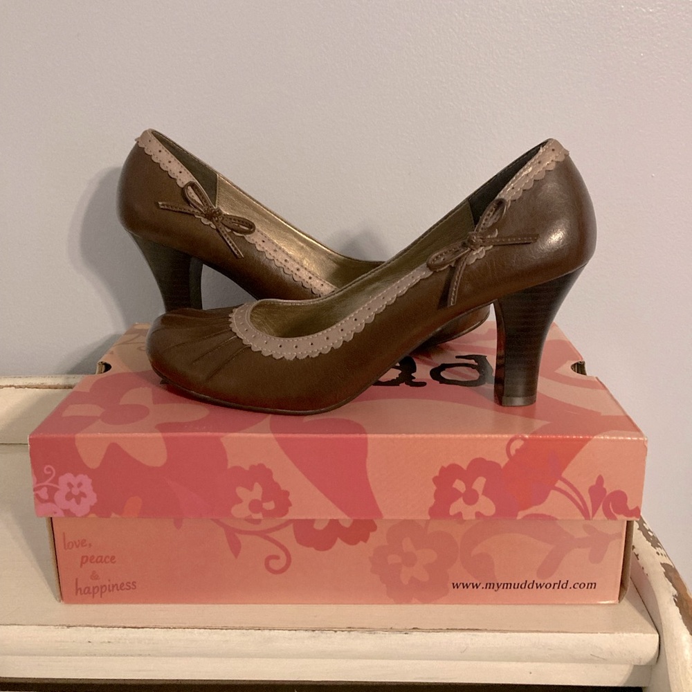 COPY - Brown NWT Lace Heels